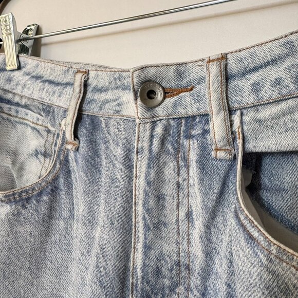 Rag & Bone Alex Miramar Liquid High Rise Straight Jeans Light Wash 26 - Picture 7 of 12